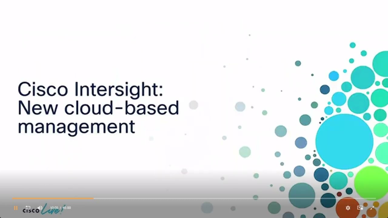 07   Unleash the power of Converged Infrastructure using Cisco Intersight and UCS X Series