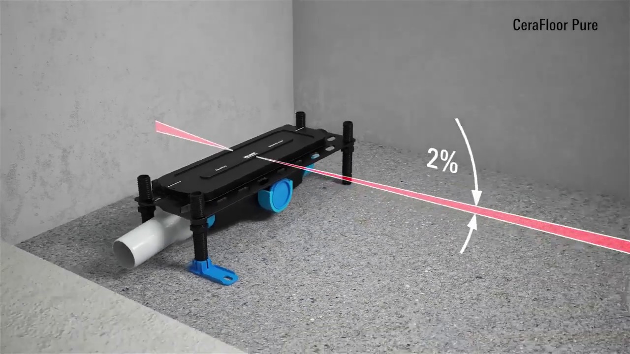 YapıServis Dallmer CeraFloor Pure duş kanalı uygulama