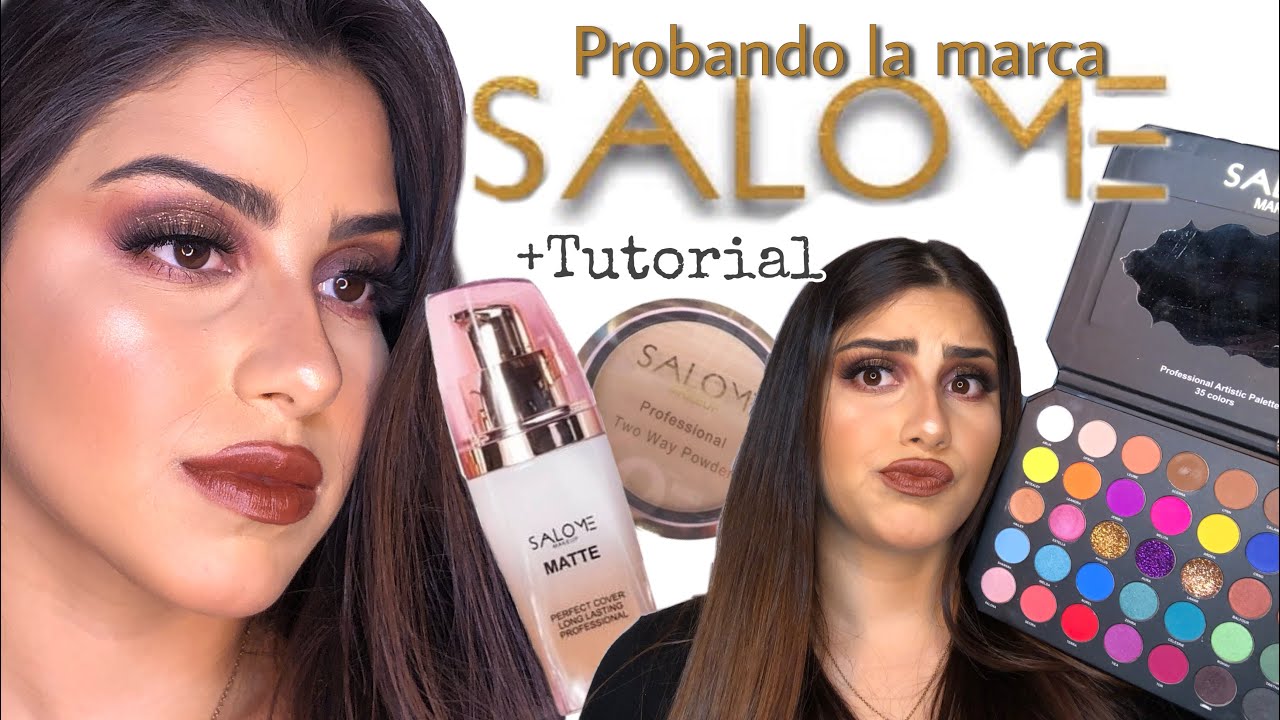PROBANDO MARCA VENEZOLANA SALOMÉ MAKEUP (+ tutorial maquillaje fin de Año😍)