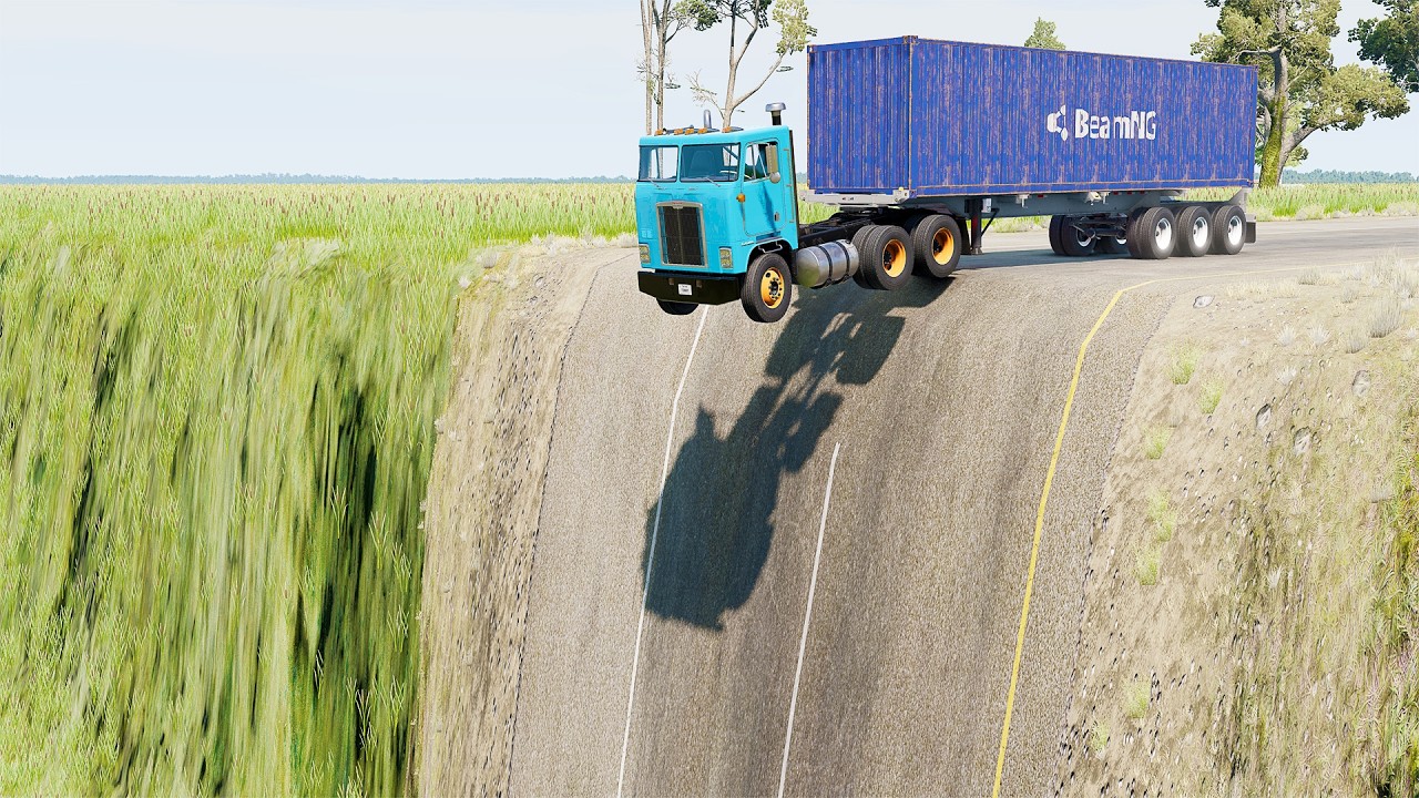 Mobil vs Unfinished Road #16 - BeamNG Drive