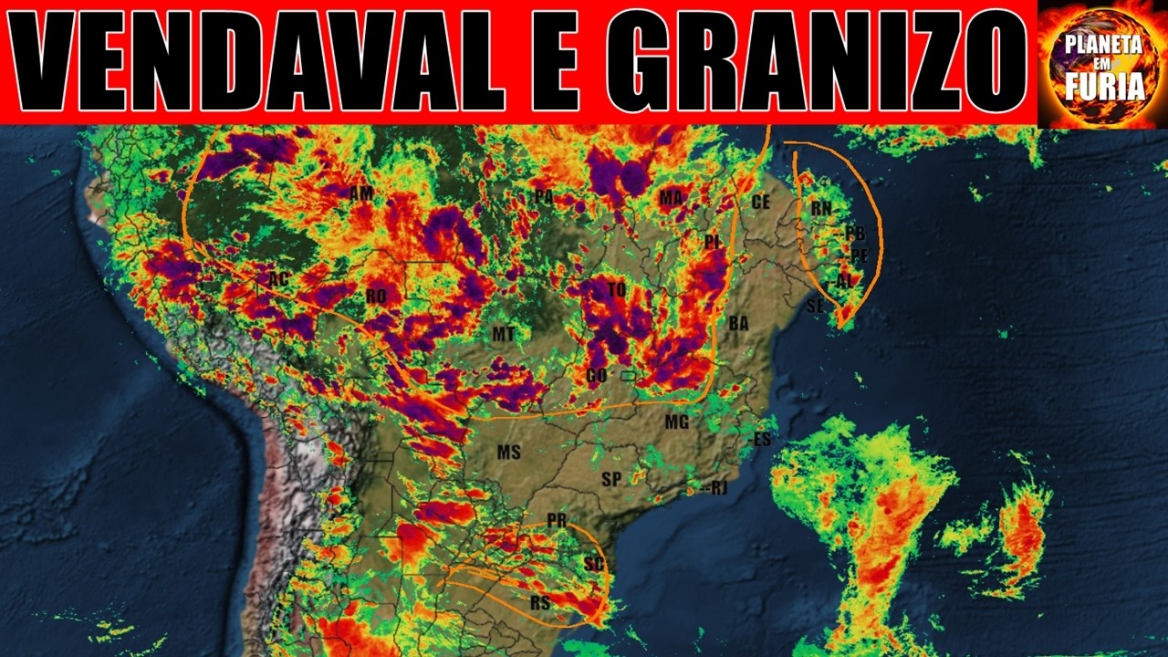 vendaval e granizo veja onde