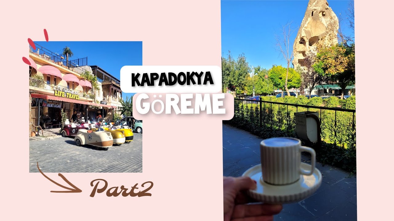 KAPADOKYA PART2....GÖREME DE GEZİYORUZ ...YEMEK ÖNERİSİ #göreme #kapadokya #reklamyok #cappadocia 