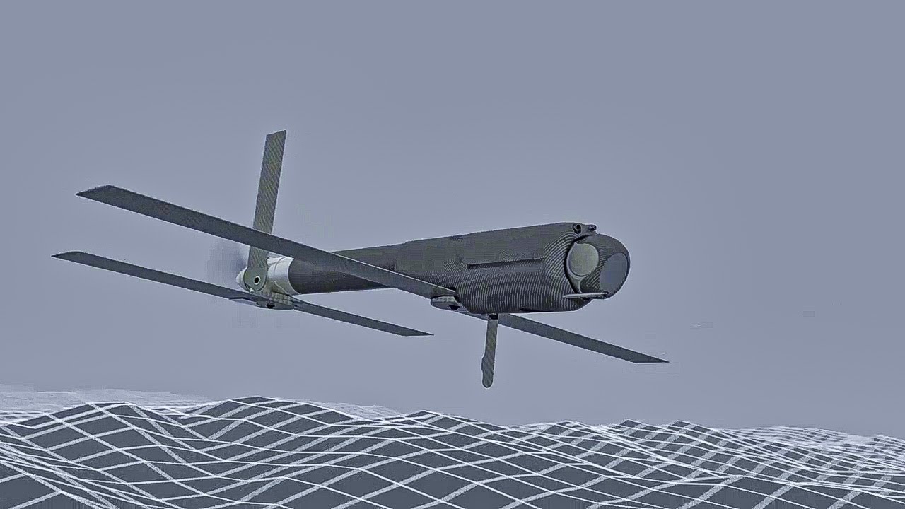AeroVironment Switchblade 600&reg; loitering missile system - deployment and 3d overview