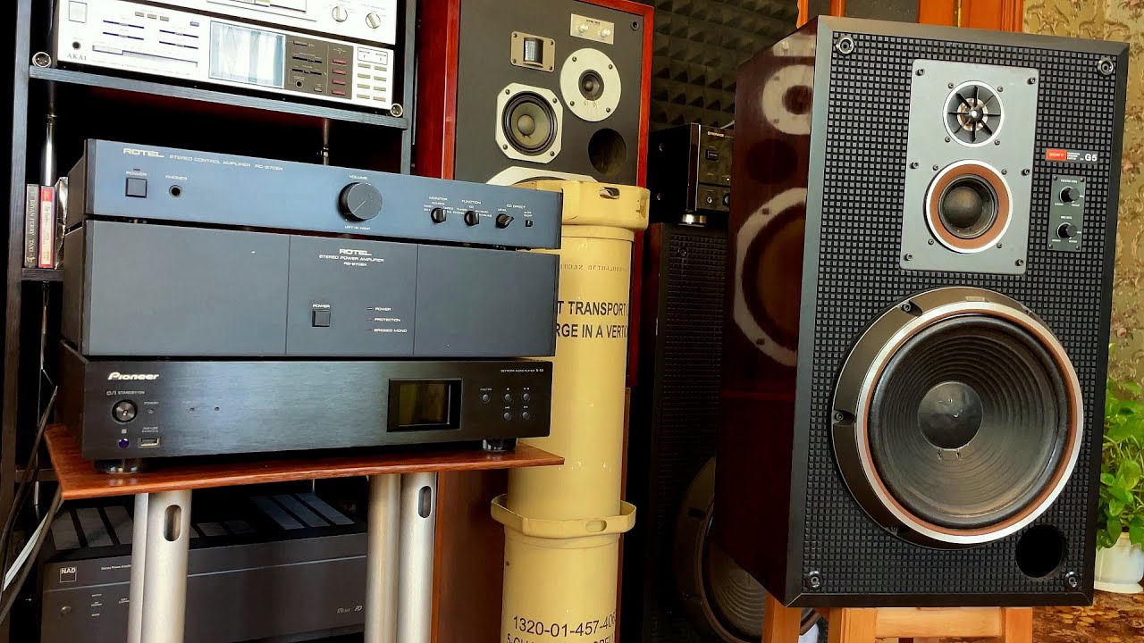 ROTEL. Японец с английскими корнями. ROTEL RC-870BX / RB-870BX / Sony SS-G5 / オーディオ機器
