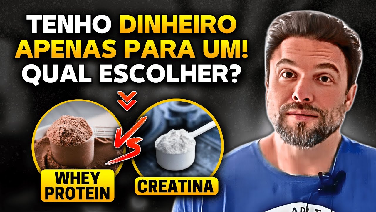 CREATINA OU WHEY PROTEIN? | Muzy Explica