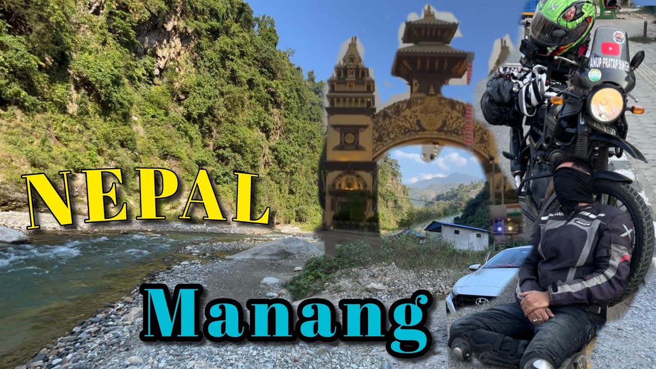Manang Bike Trip 🏍️ | India to Nepal Epic Bike Ride | Himalaya Adventure