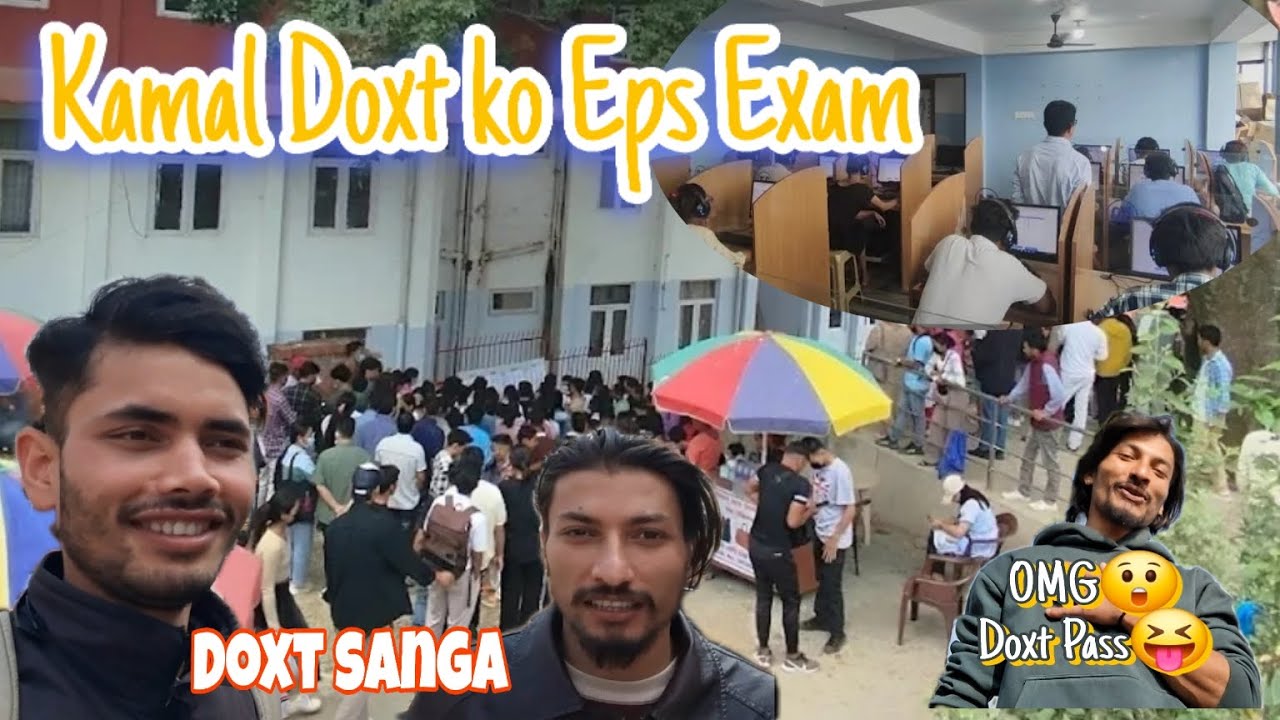 Kamal doxt ko eps ko exam diya (Finally doxt pass🤗 )
