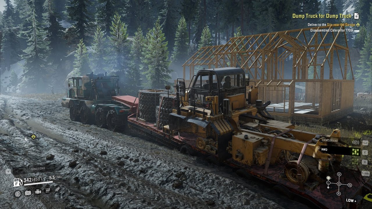 SnowRunner: How To Unlock Caterpillar 770G Task (Dump Truck for Dump Truck) Yukon Canada