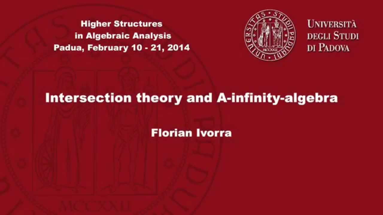 Florian Ivorra - Intersection theory and A-infinity-algebra