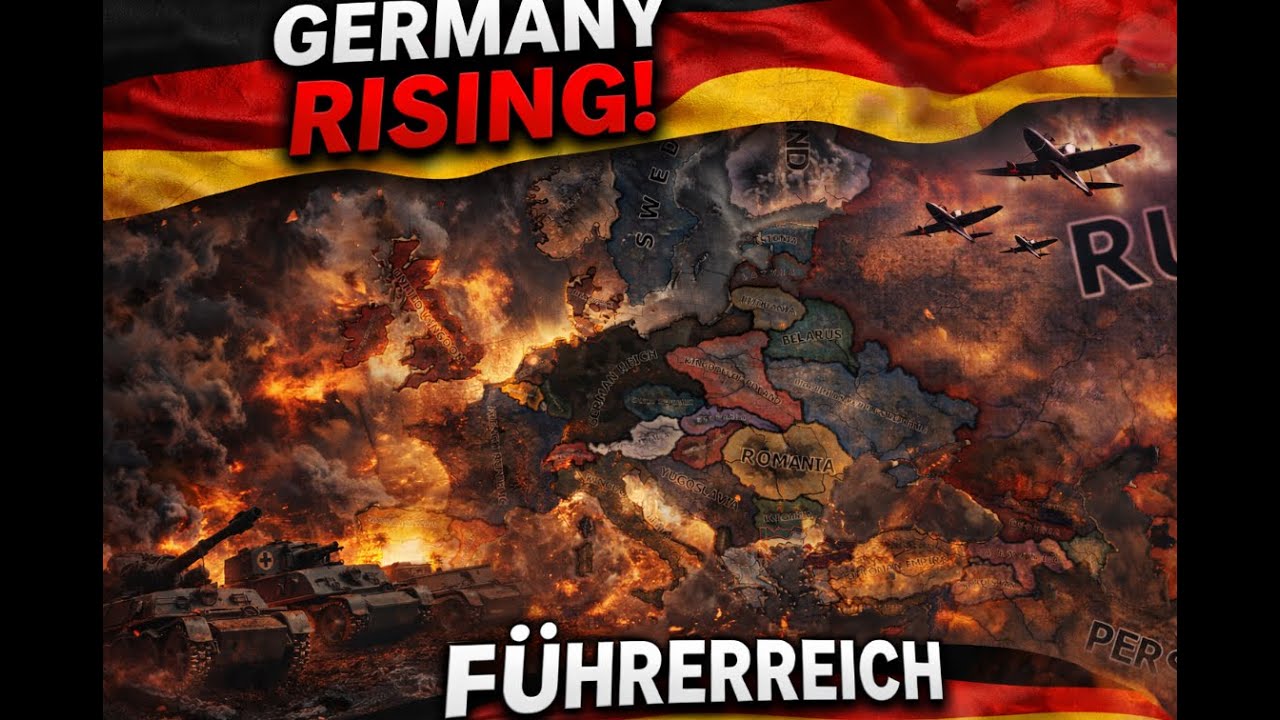 Hoi4 - German Reich Führerreich Timelapse