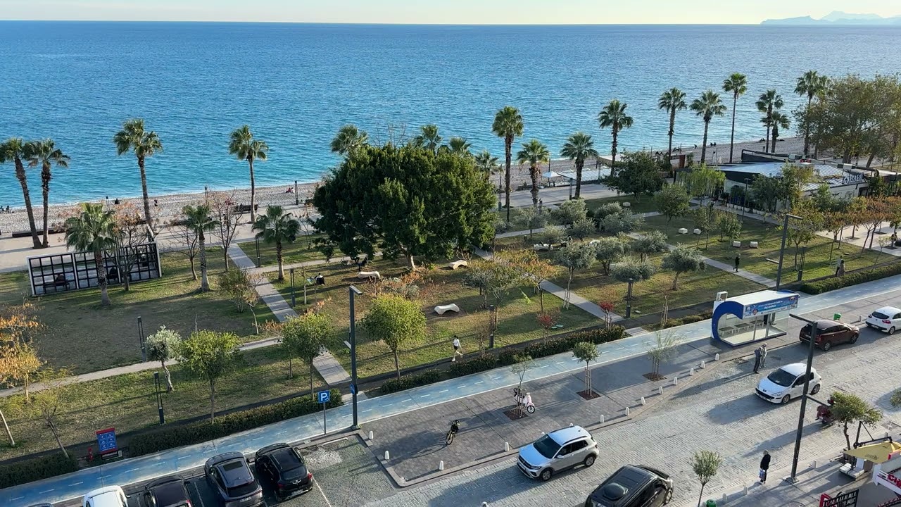 Antalya Today 🇹🇷 | 10.12.2025 - Real Konyaaltı Seaside Atmosphere — Relaxing Ambient View