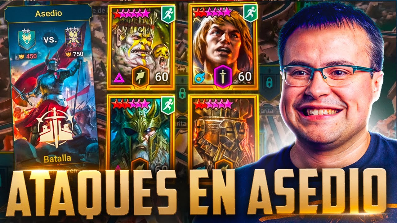 Atacando en ASEDIO en Directo ⚔️ Raid: Shadow Legends