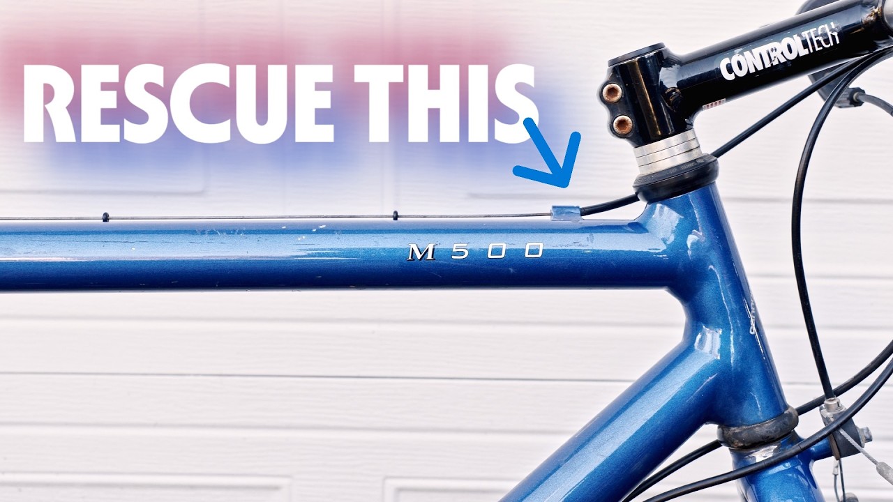 Saving an abandoned 90's mountain bike - Gravel Bike restoration