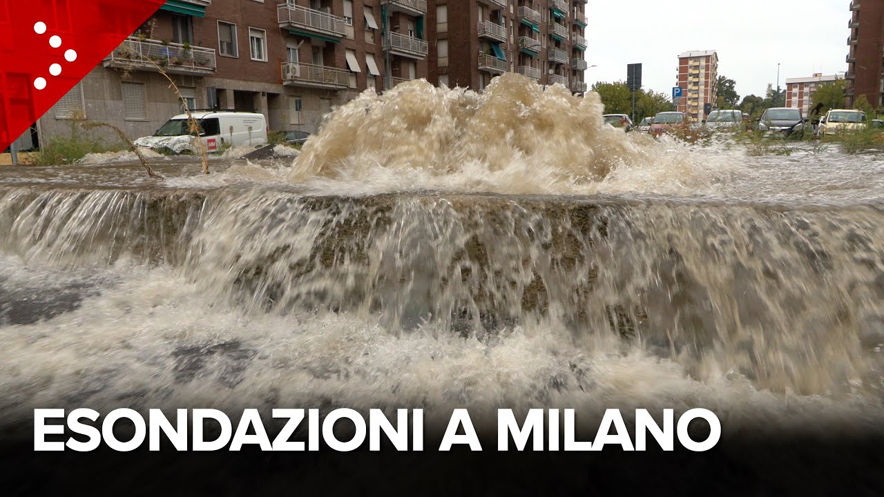 Maltempo, il Seveso e il Lambro esondano a Milano: estesi allagamenti
