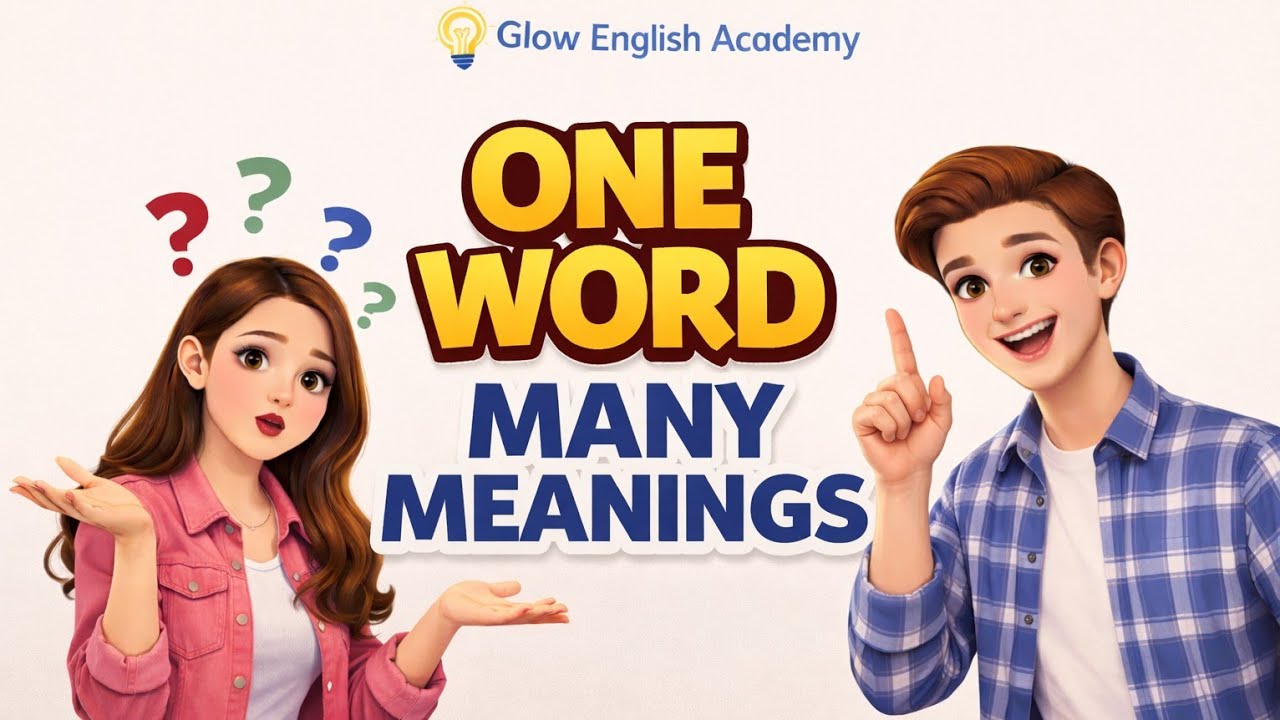 1 Word, Many Meanings in English | Learn English Easily