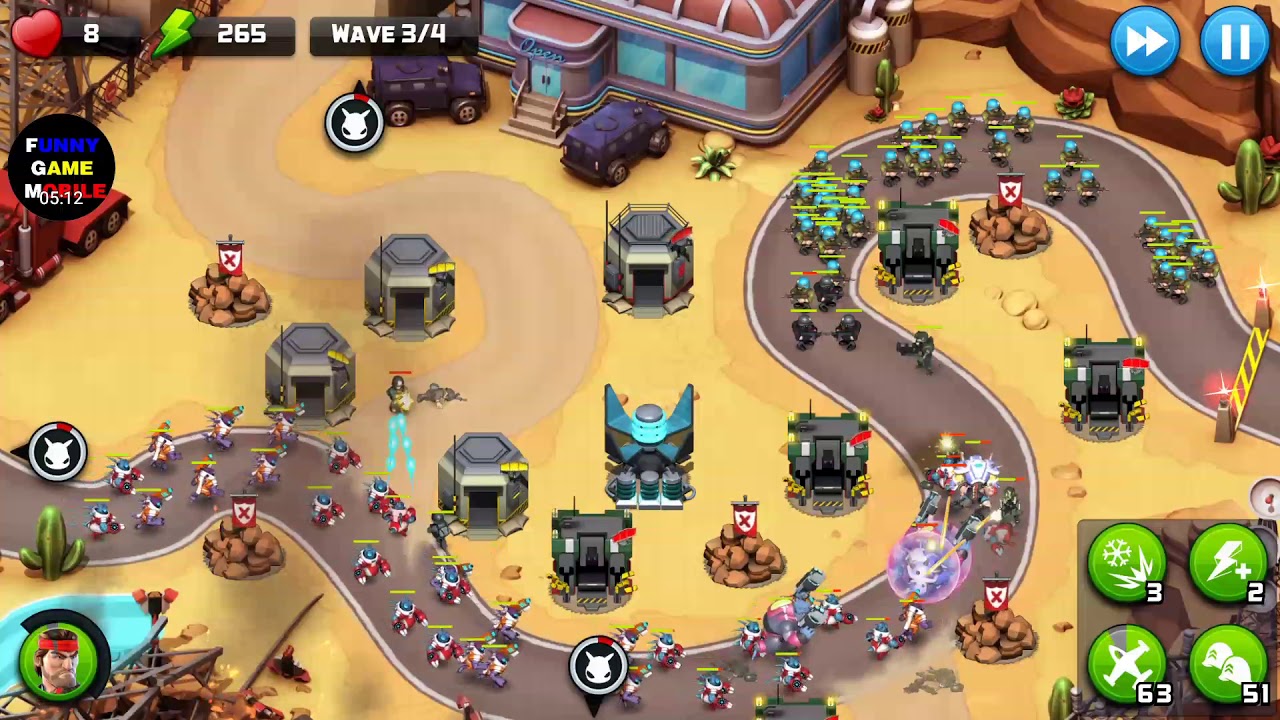 FGMobile - Alien Creeps TD: Event Class F - Rogue ( Insane ,Only Flak Without Mod )