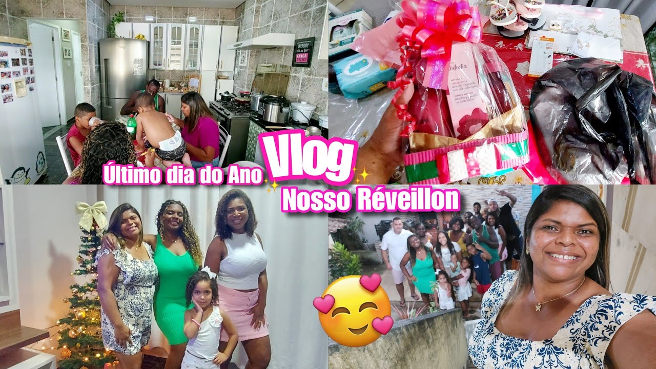 💖VLOG: ÚLTIMO DIA DO ANO |🏡 EM CASA COM A FAMÍLIA | NOSSO RÉVEILLON | RECEBI VISITA