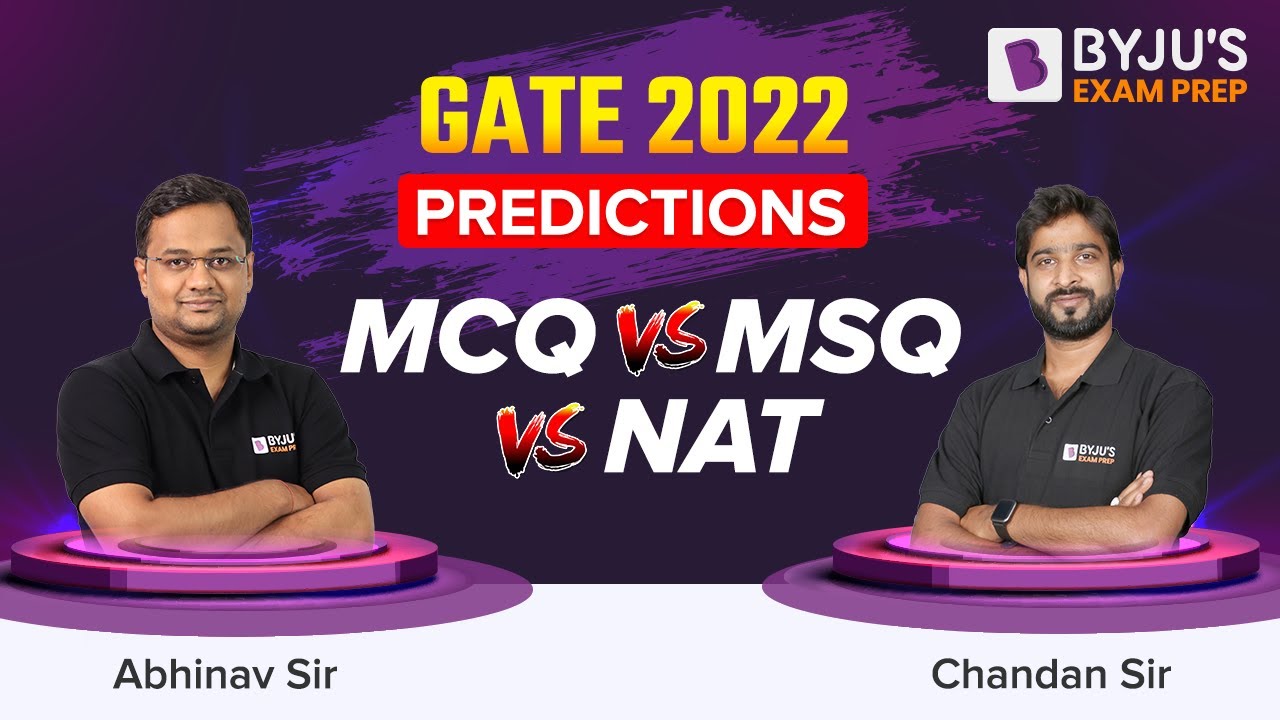 GATE 2022 Aspirants💥 || Big Announcement🔥 | MSQ Vs MCQ | BYJU'S Exam Prep