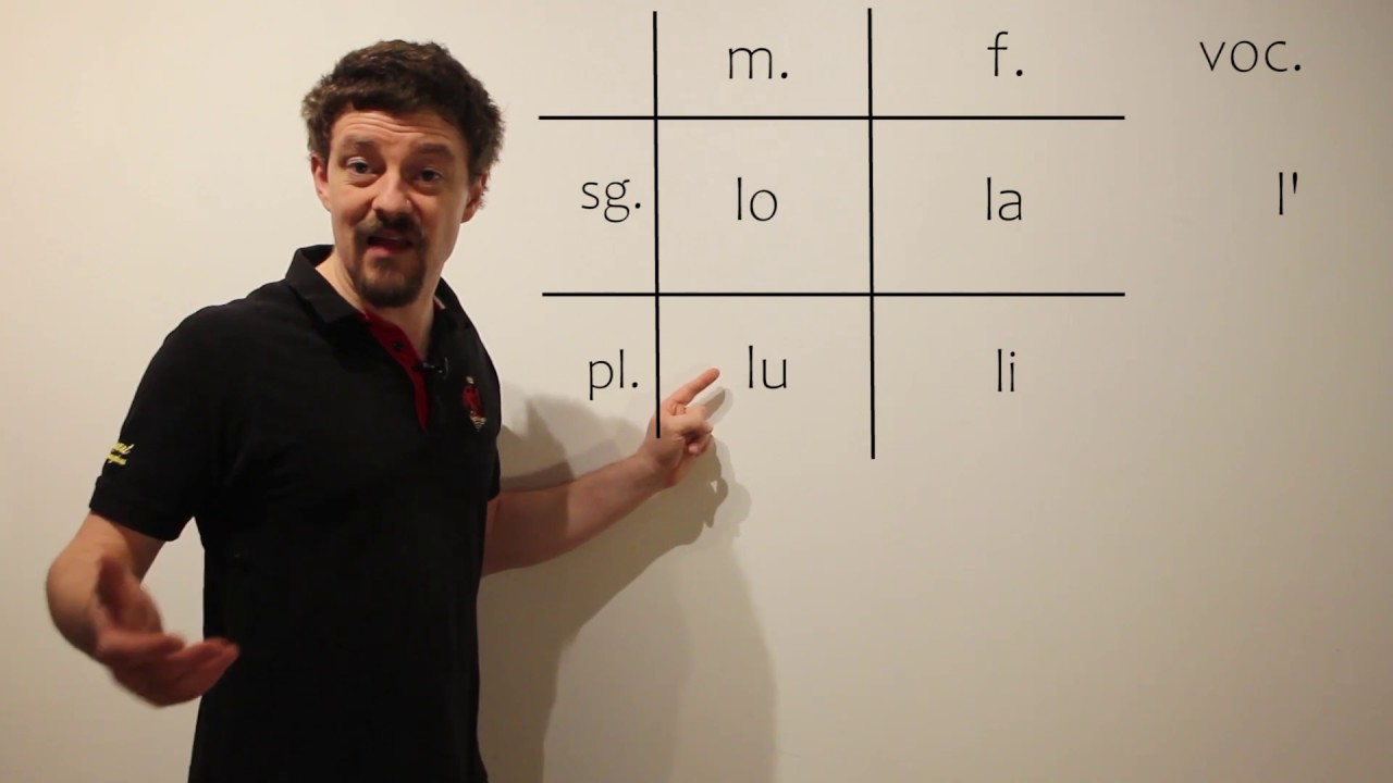 Lesson 1 de Nissart: l'Article Definit - 19 mars 2020