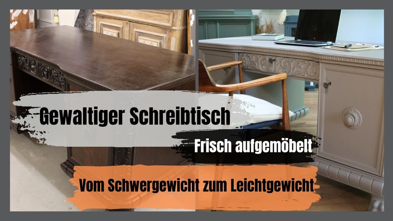 Aufgemöbelt: Verwandlung eines Schwergewichts - Möbel Upcycling mit Acryllack