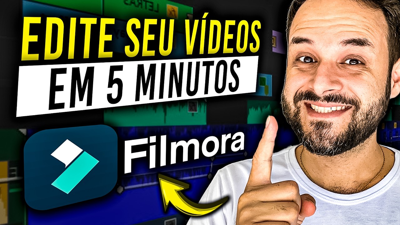 Edite 20X Mais RÁPIDO com Filmora Edite seus vídeos e PRODUZA MUITO CONTEUDO (Nova ATUALIZAÇÃO)