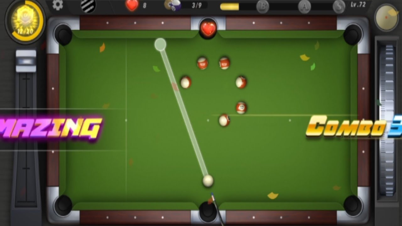 Pooking Billiards City is a modern arcade style pool game with single player game play level 
