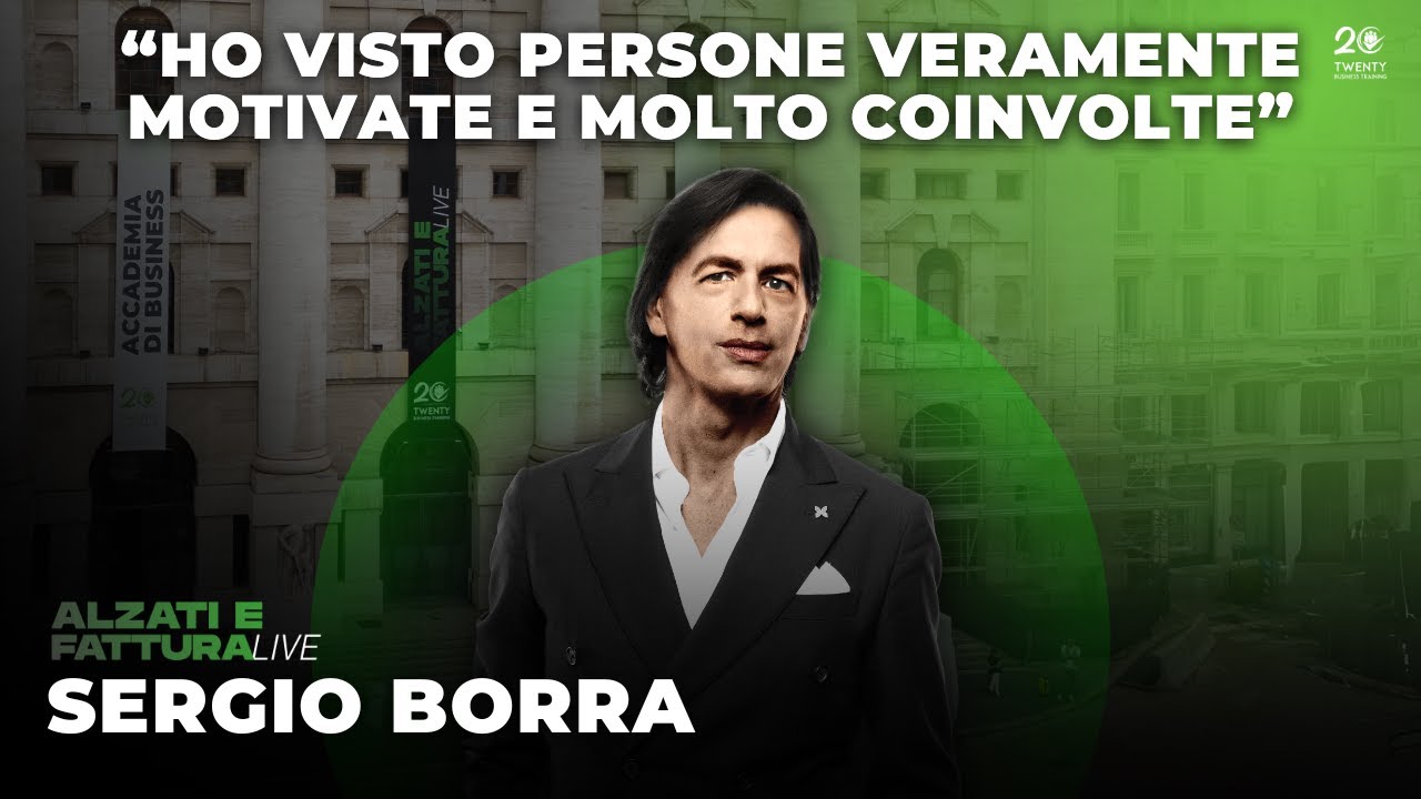 SERGIO BORRA dice la sua su Alzati e Fattura LIVE 2023