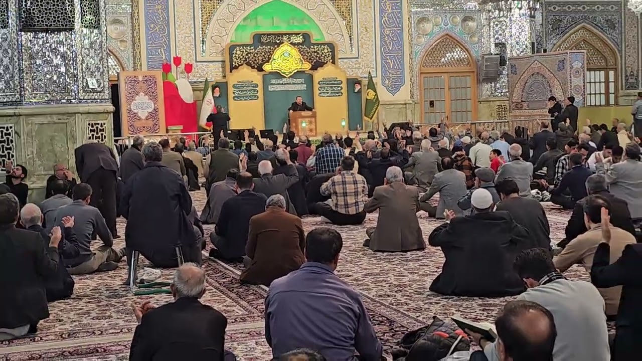 رواق خمينى حرم امام رضا ع #مشهد_المقدسة  haram e imam raza a.s
