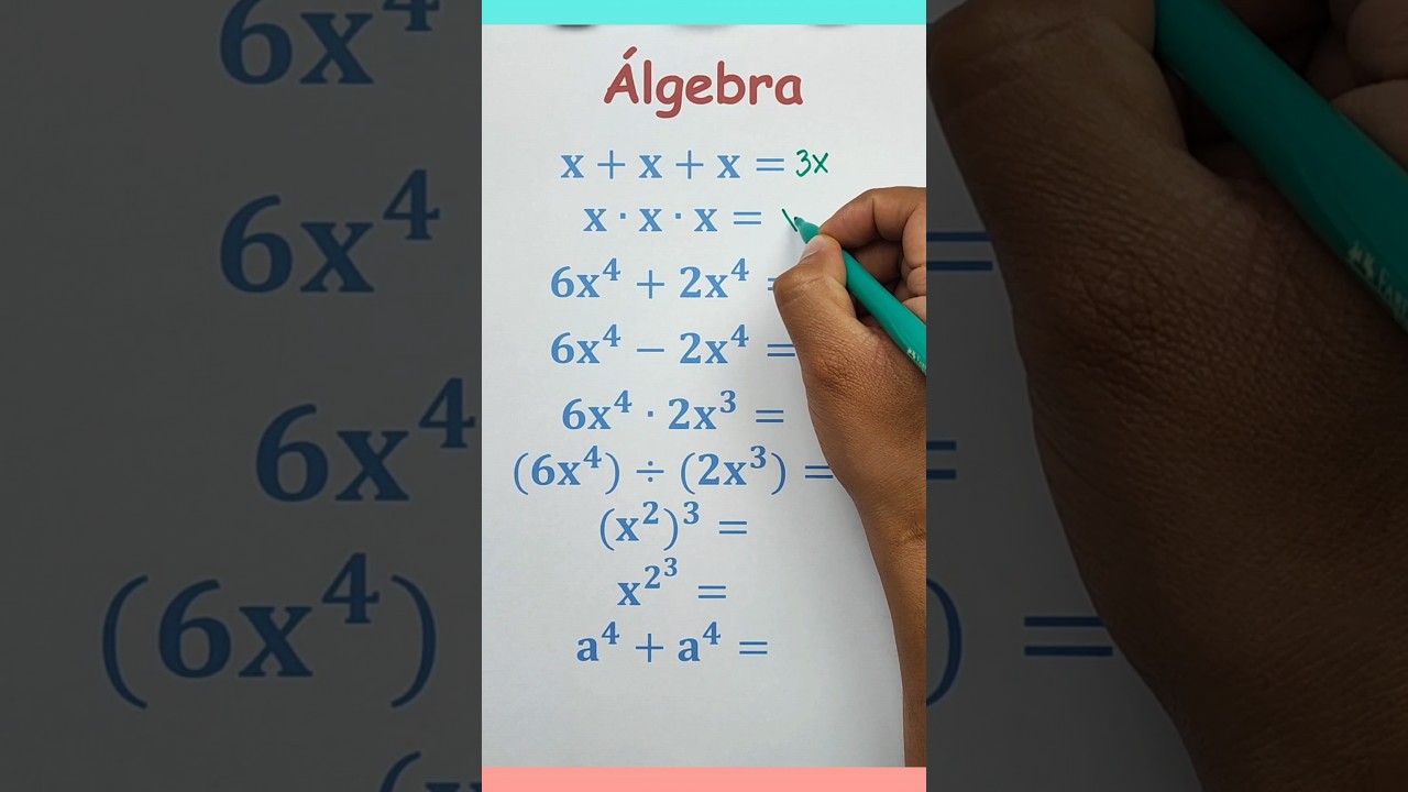 &Aacute;lgebra b&aacute;sica. 😮✌️ #ingedarwin #matem&aacute;tica