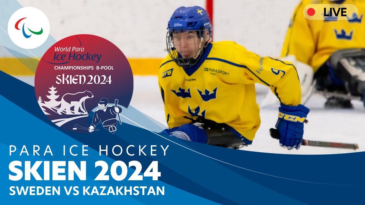 Day 1 | Sweden vs Kazakhstan | Skien 2024 World Para Ice Hockey Championships B-Pool