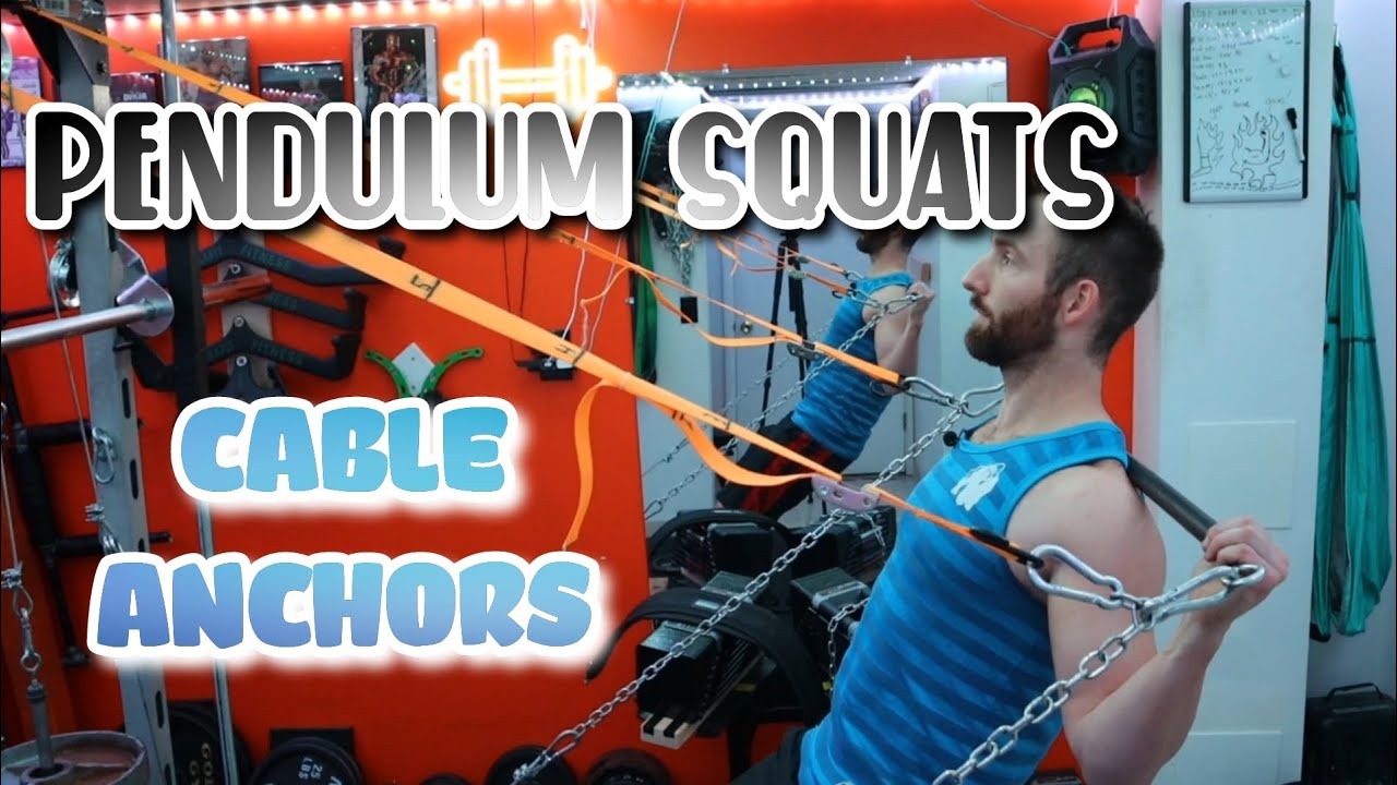 PENDULUM SQUATS W CABLE ANCHORS