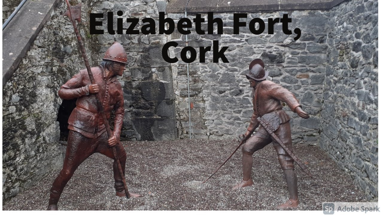 Elizabeth Fort, Cork. A star shaped fort fort from the pike and shot era