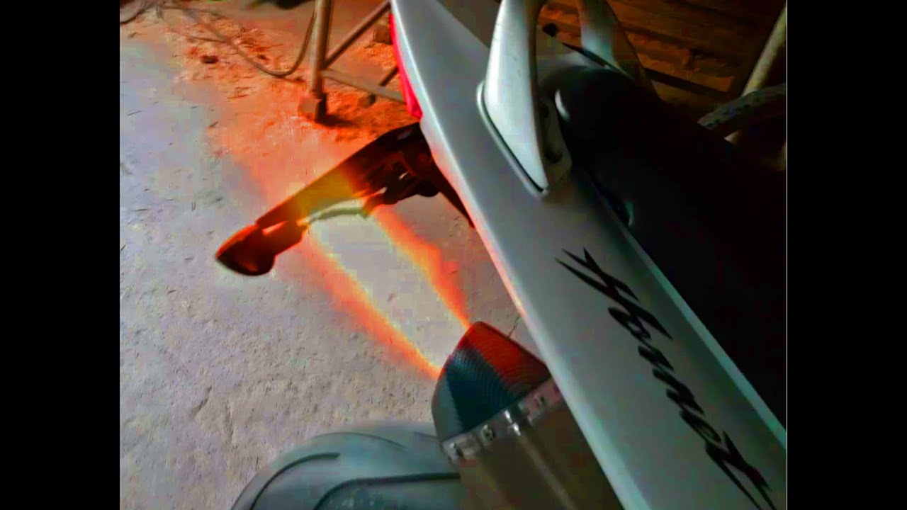 Honda CB600F Hornet 2003 Aliexpress Exhaust test / Atrapovic