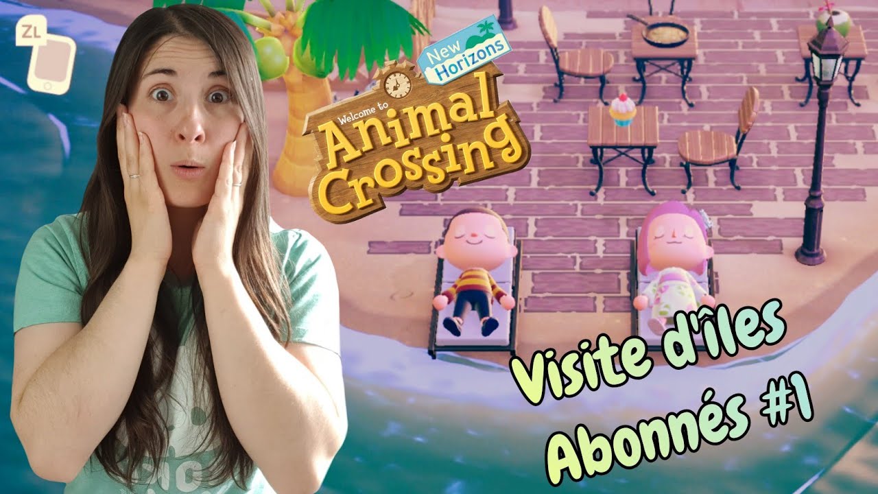 VISITE DE L'ÎLE D'UN ABONNÉ SUR ANIMAL CROSSING NEW HORIZONS 😍🏝!! #1