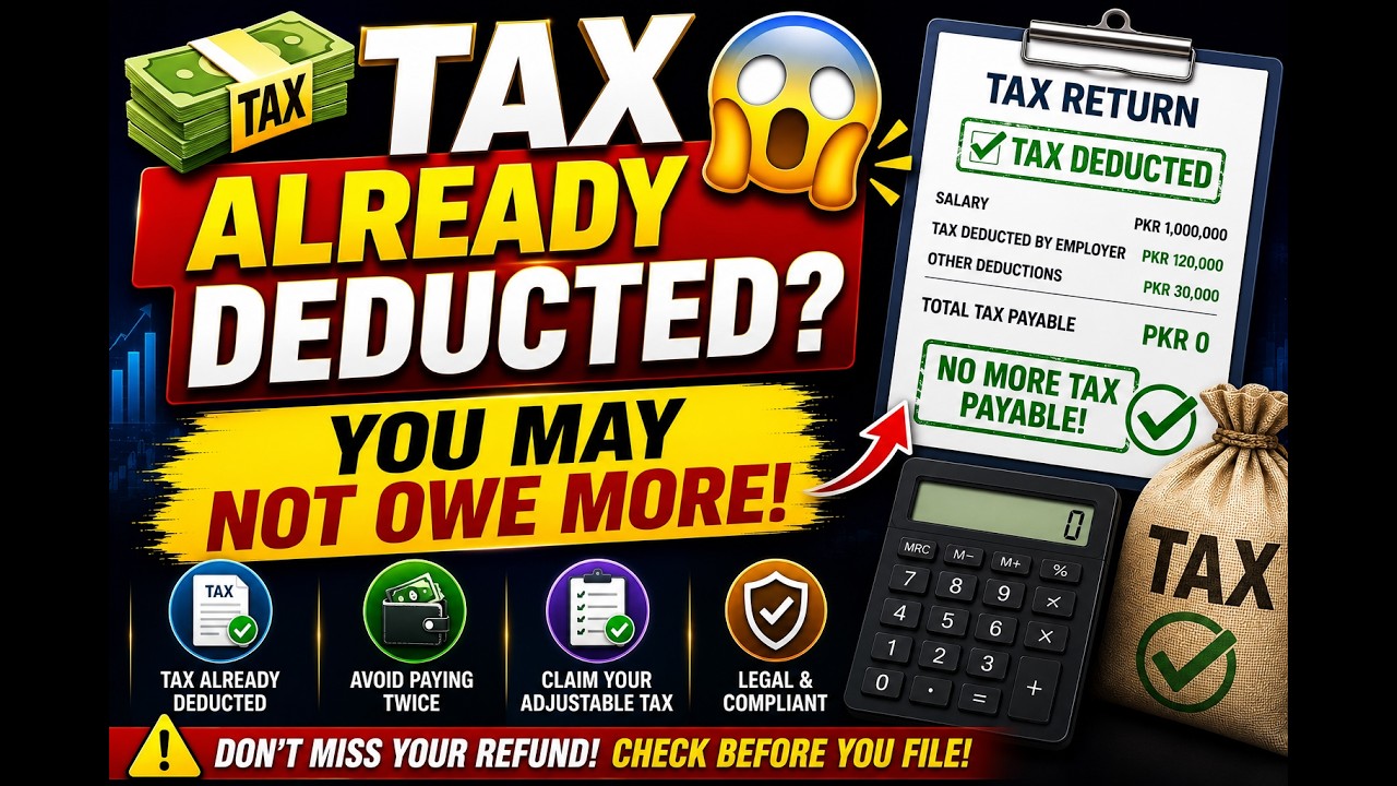 Minimum Tax (Advance Tax) in Pakistan Explained | Adjustable Tax | Tax Return 2026 | FBR Guide