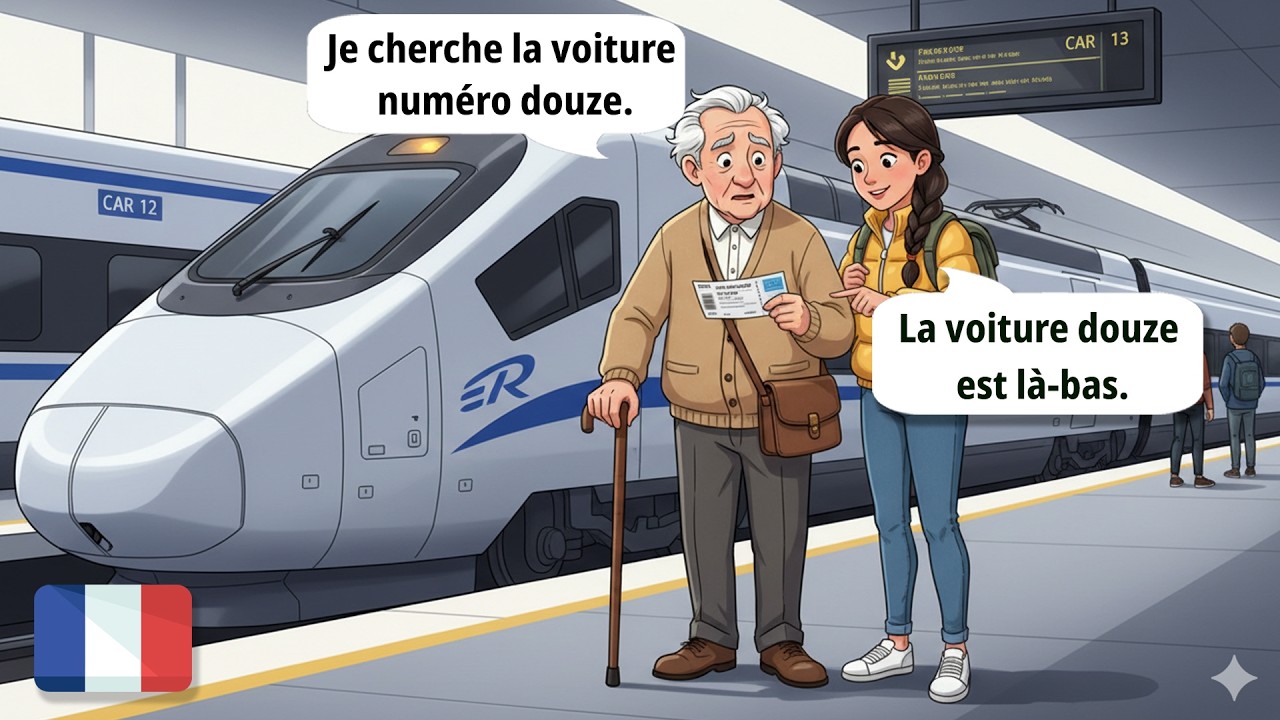 🚆 Учим французский A1-A2: 12 коротких разговоров «На вокзале»