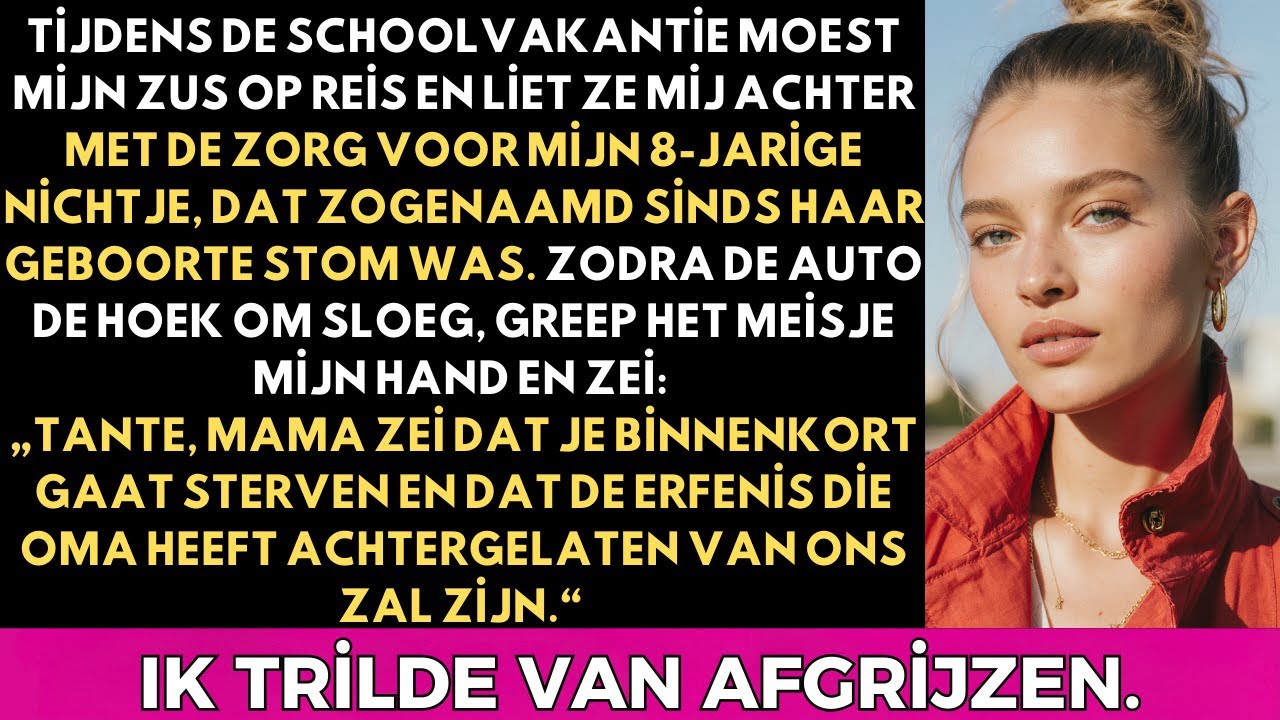 Mijn nichtje leek stil — tot haar ouders weg waren en ze woorden zei die mij redden.