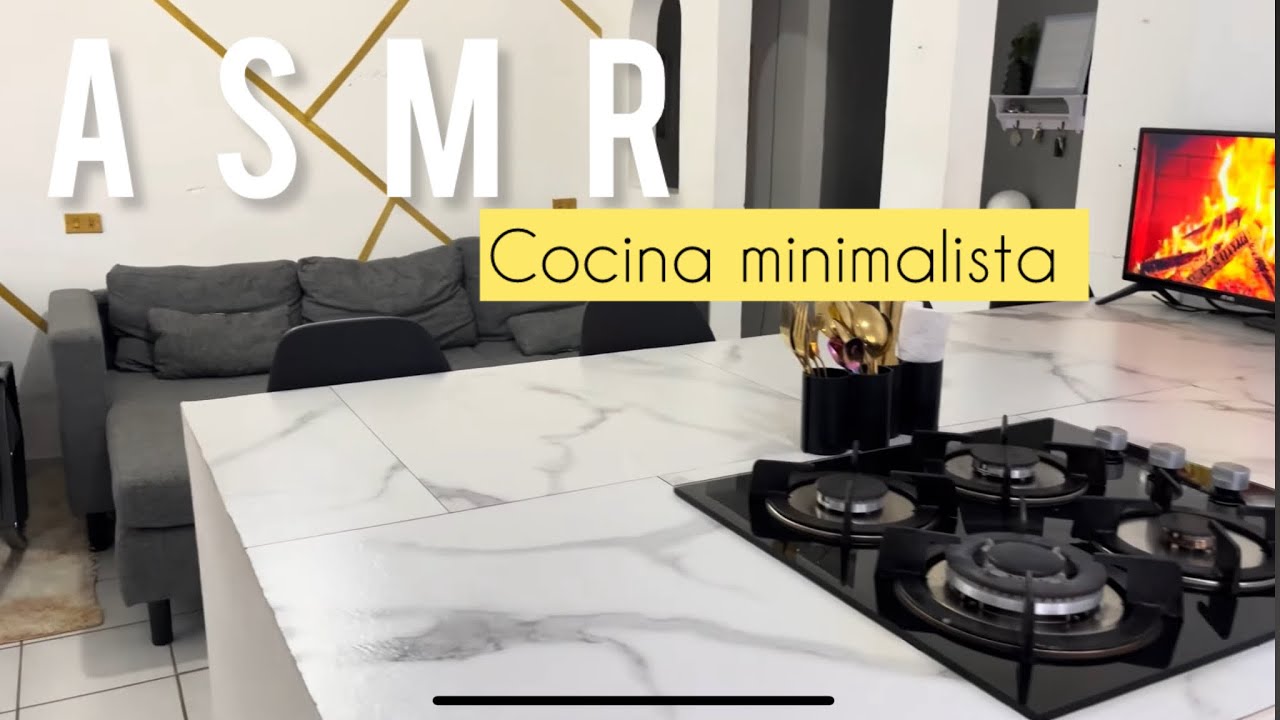 ASMR COCINA TOUR + RECETA SALUDABLE VOZ OFF COMBINADA 