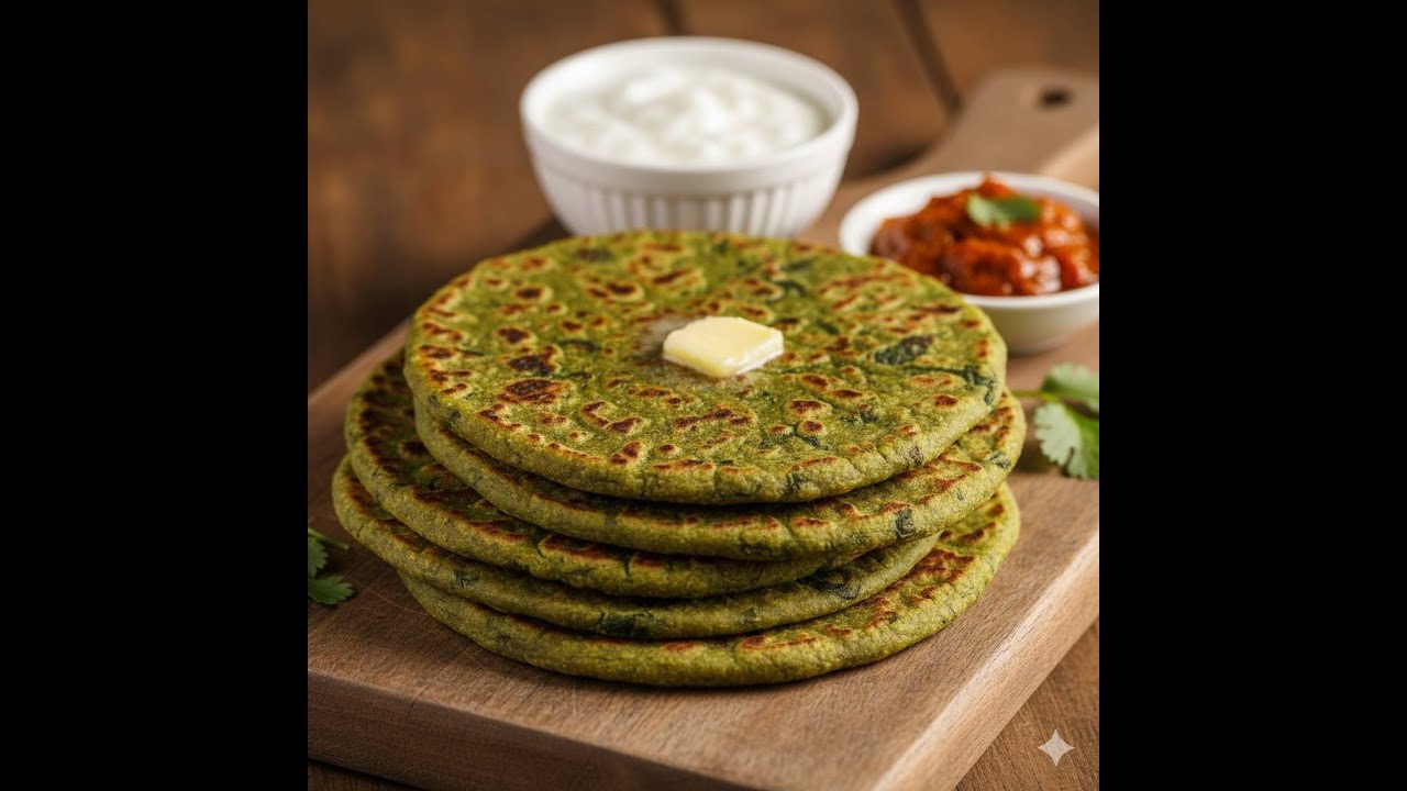 Bachiyan Layi Perfect Palak Paratha 😍 | Easy Punjabi Style Recipe।