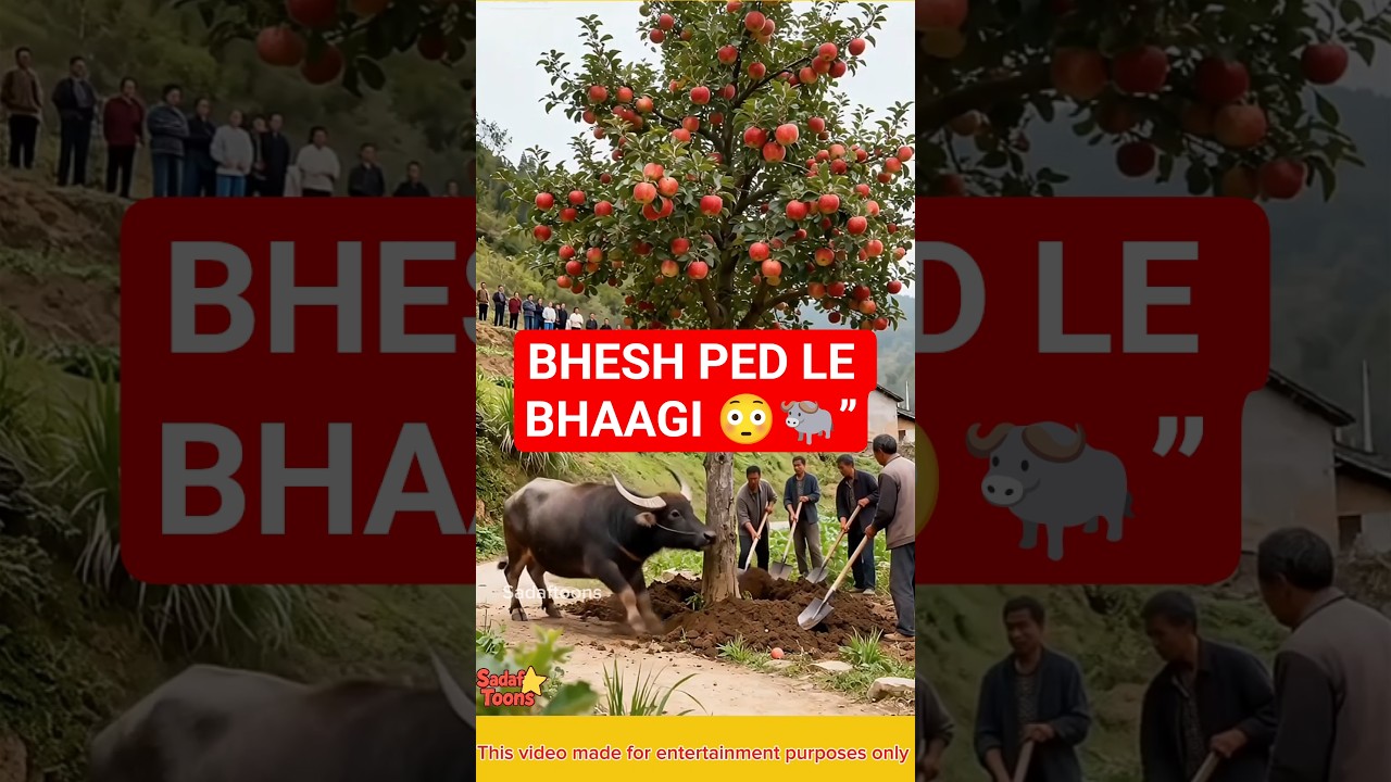 Bhesh Ne Seb Ka Ped Ukhaad Diya 😳 | Desi Comedy Short 😂