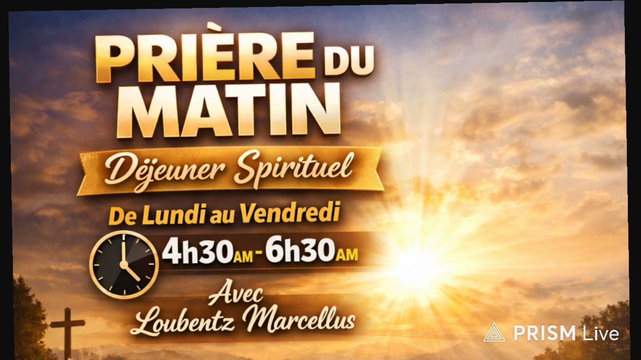 Rediffusion endirect Émission Déjeuner spirituel avec Pasteur loubentz Marcellus 