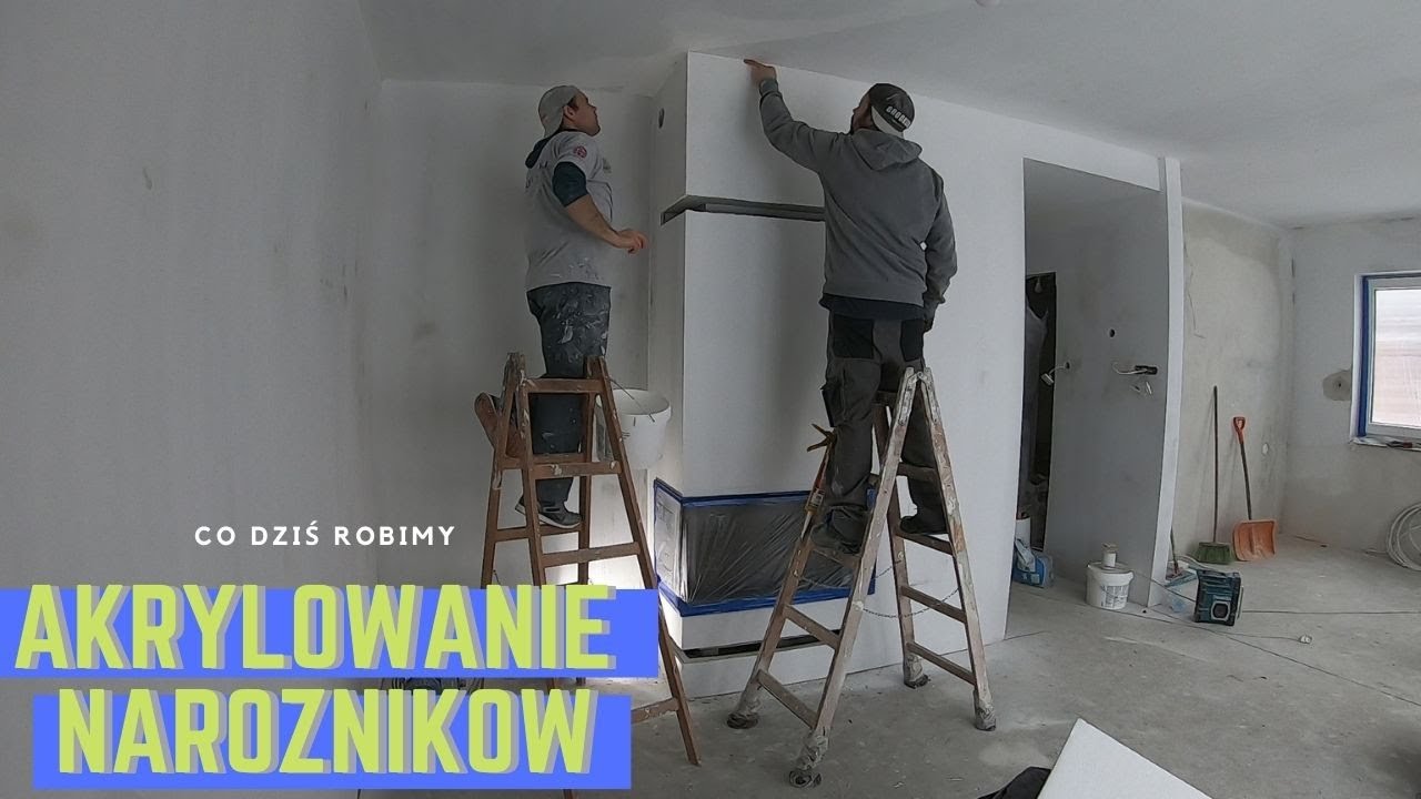 Zaprawki i akrylowanie narożników