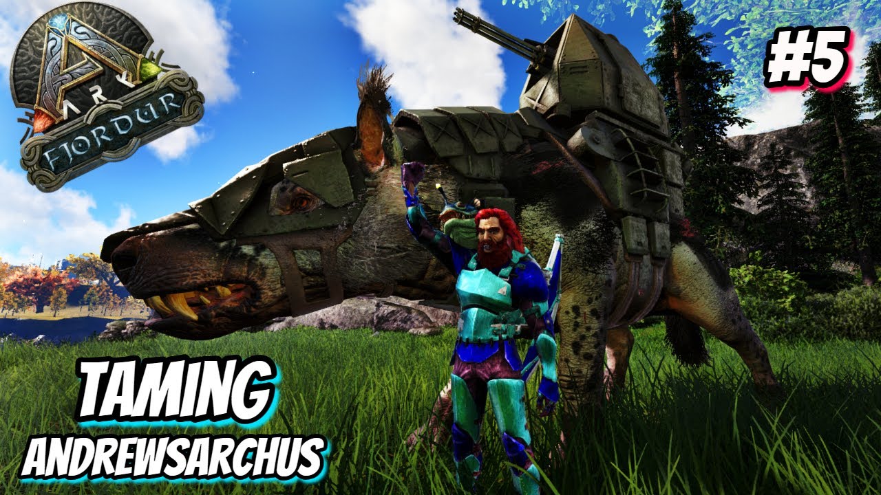 Je capture des andrewsarchus sauvages | ARK FJORDUR | [#5]