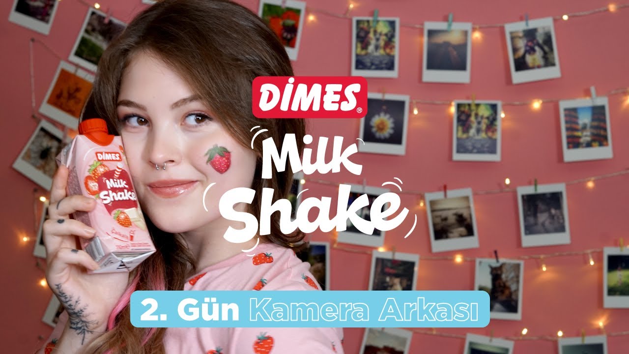 DİMES Milkshake | Reklam Filmi Kamera Arkası 2. Gün! Çok Eğlendik 🍪🍌🍓🍫