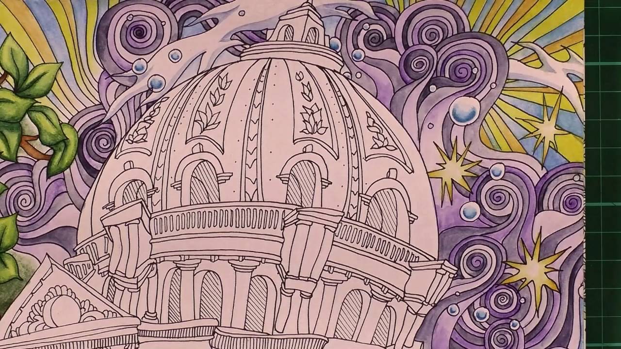 Tutorial: Colour with Peta. Paris using Inktense Pencils. Part 2.