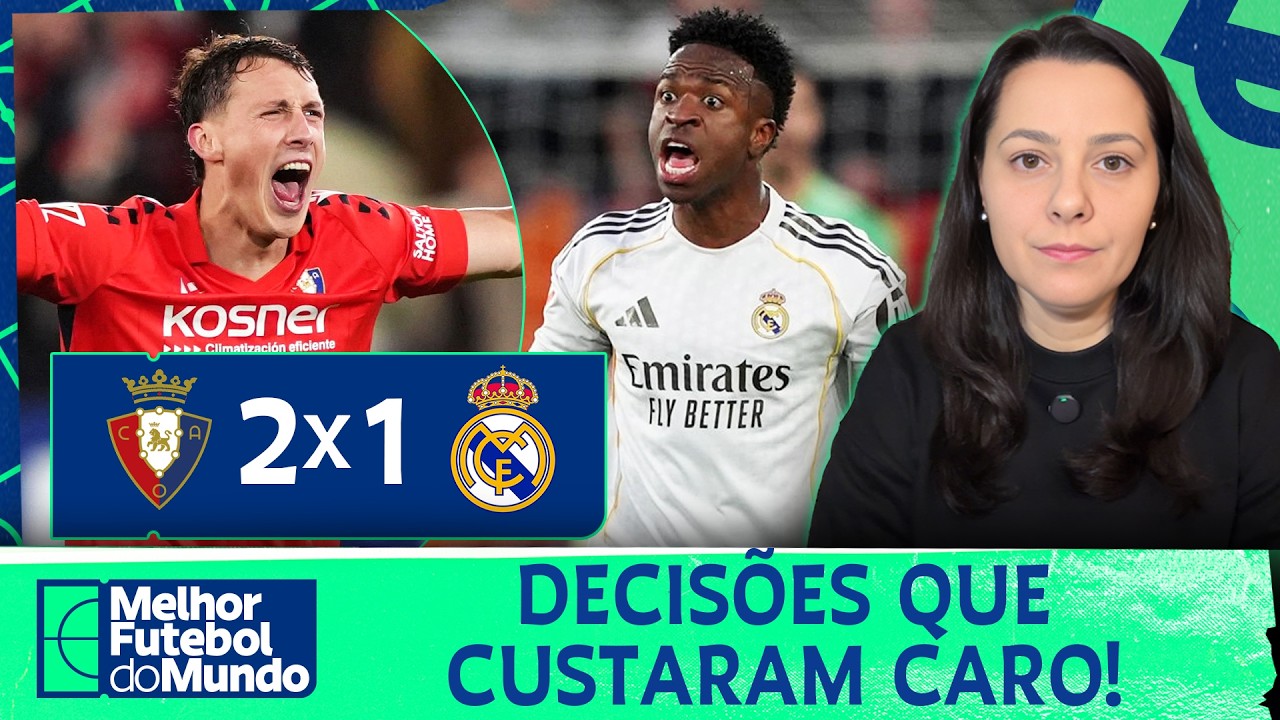 VINI JR MARCA, MAS REAL TOMA GOL NO FIM E PODE PERDER A LIDERANÇA DE LALIGA! TATI MANTOVANI ANALISA!