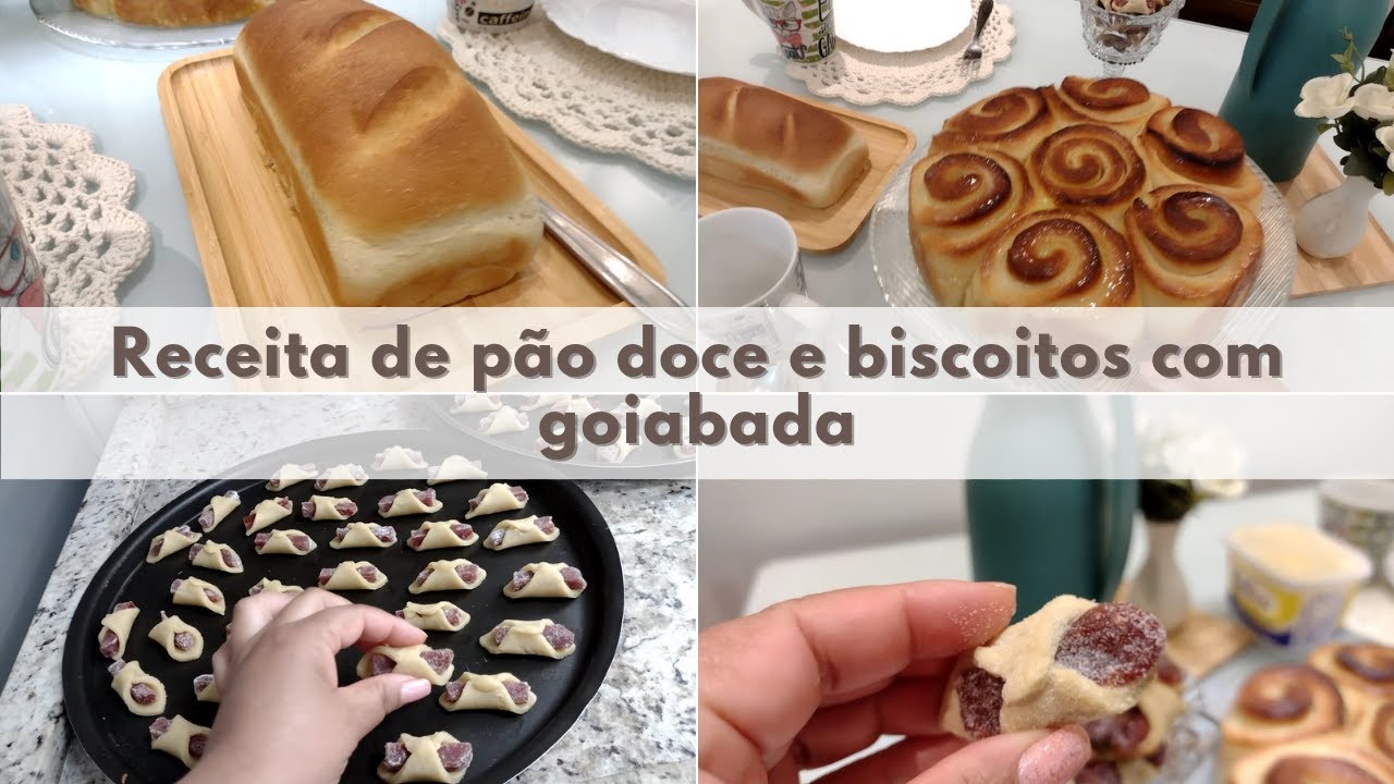 Pão doce para o lanche da noite 