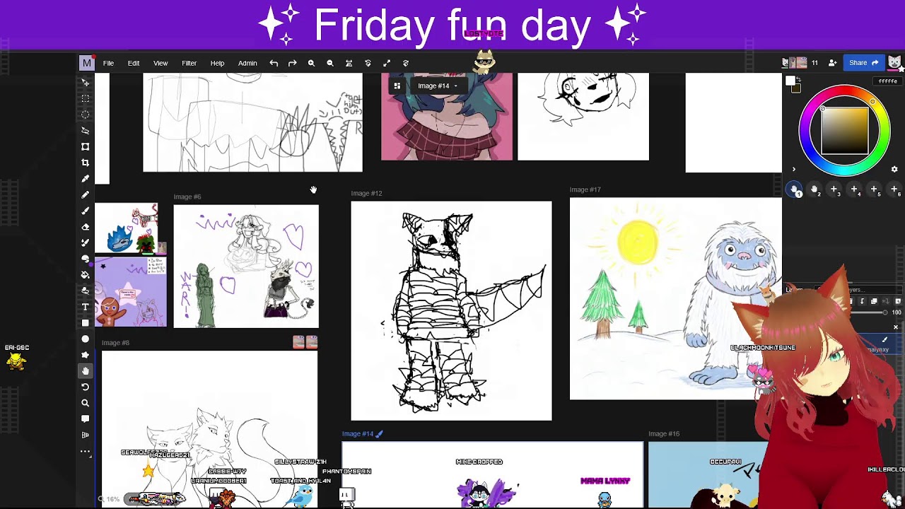 Mama Lynxy Social Anxiety Fun Friday: Let's doodle in Magma!