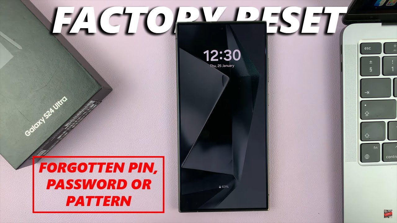 Samsung Galaxy S24 / S24+ / S24 Ultra: как выполнить сброс настроек к заводским без пароля