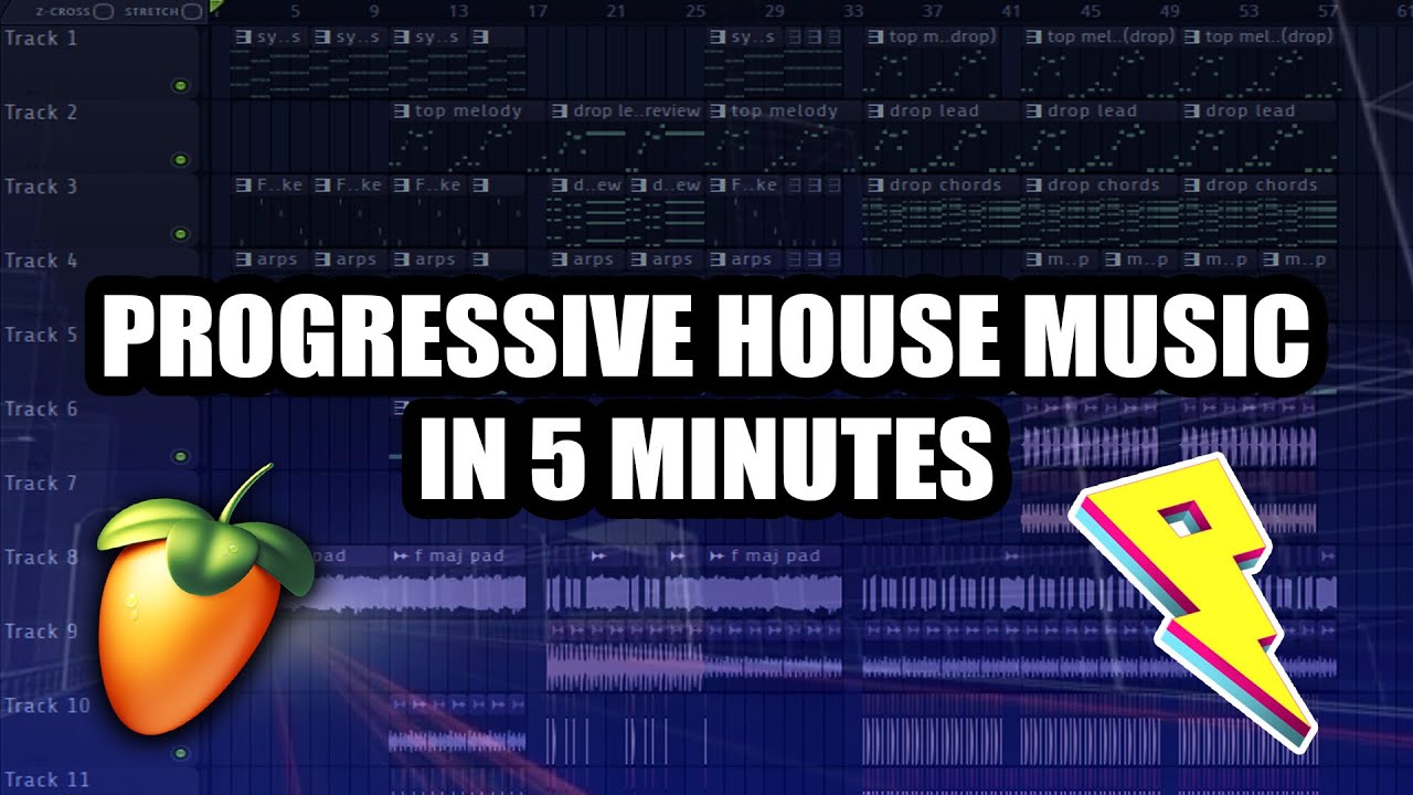 MAKE PROGRESSIVE HOUSE MUSIC IN JUST 5 MINUTES!